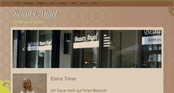 Desktop Screenshot of beautyangel.ch