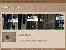 Tablet Screenshot of beautyangel.ch